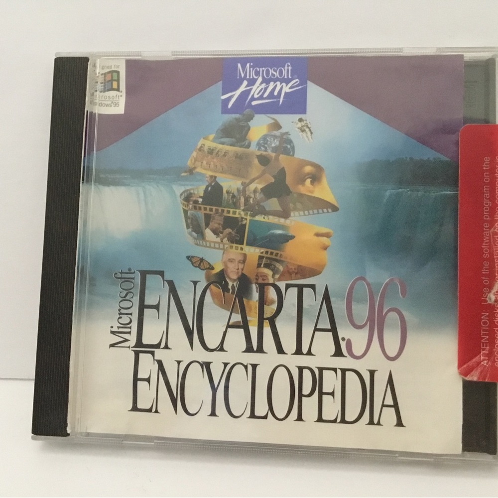 CD-ROM. Microsoft 1995. Encarta Encyclopedia. Vintage